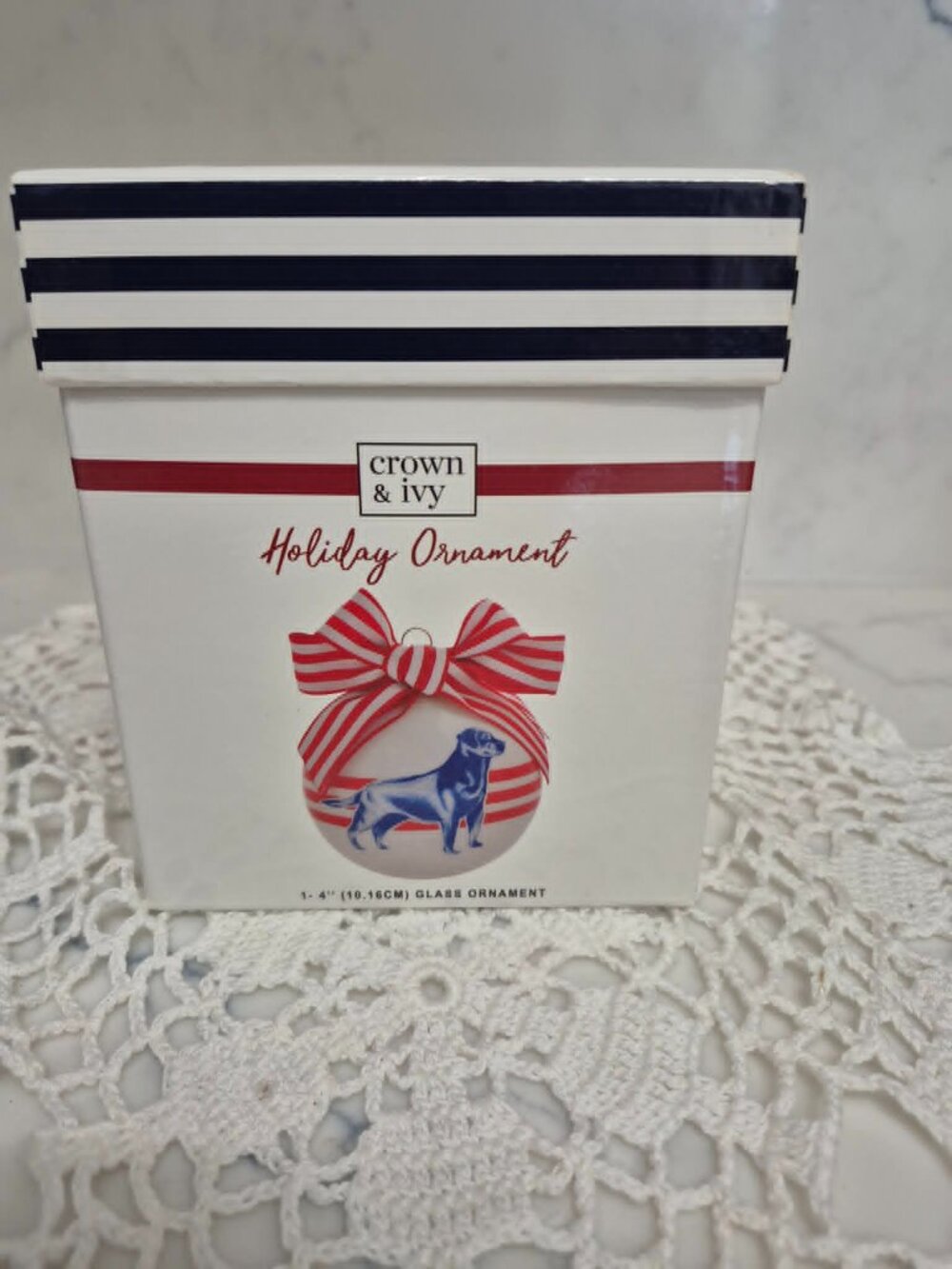 Crown & Ivy Labrador Holiday Ornament with Box By Belk